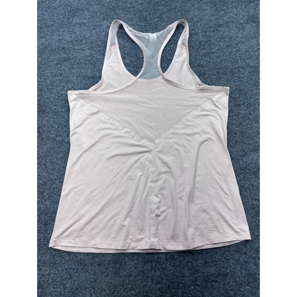 Athleta Womens Pink Mesh Racerback Performance Workout Tank Top Medium RN 54023 - Picture 6 of 6
